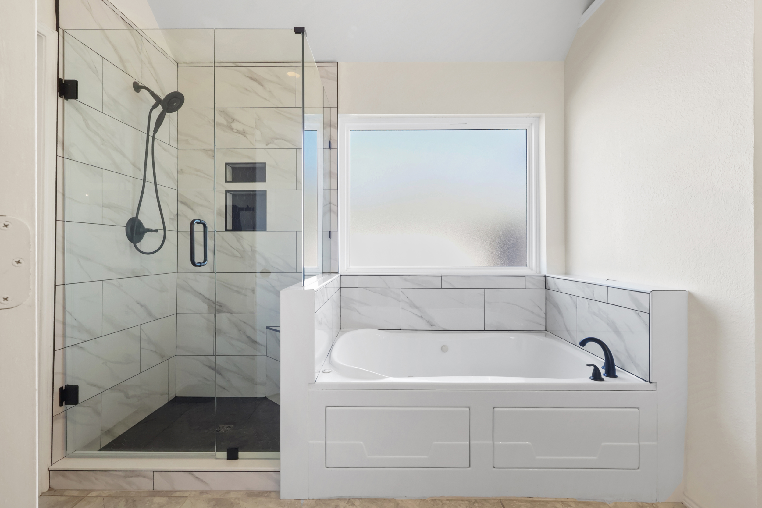 Master shower renovation in Rockwall TX